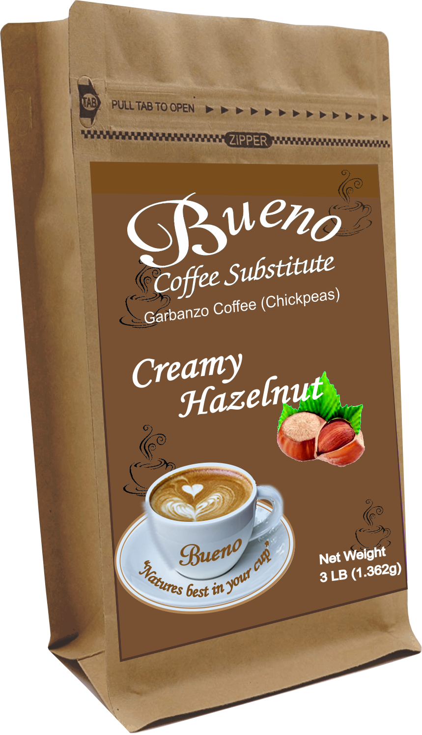 Creamy Hazelnut 1 - 3 pound package - Click Image to Close