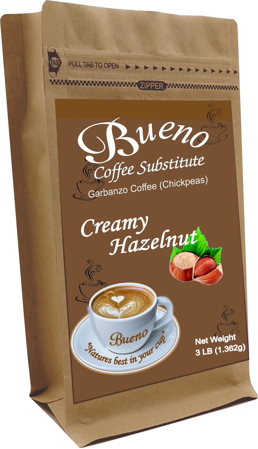 Creamy Hazelnut 1 - 3 pound package