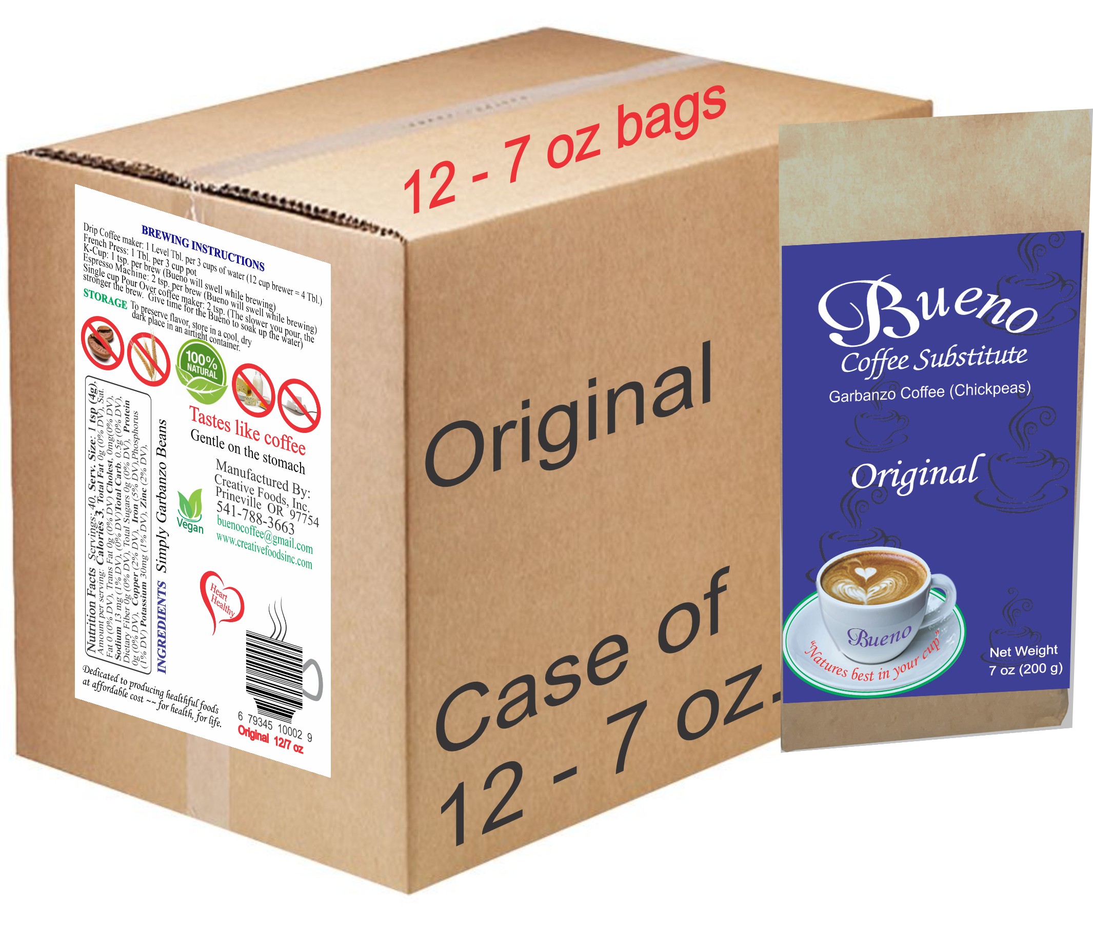 Original - case of 12 - 7 ounce packages Original - case of 12 - 7 ounce packages