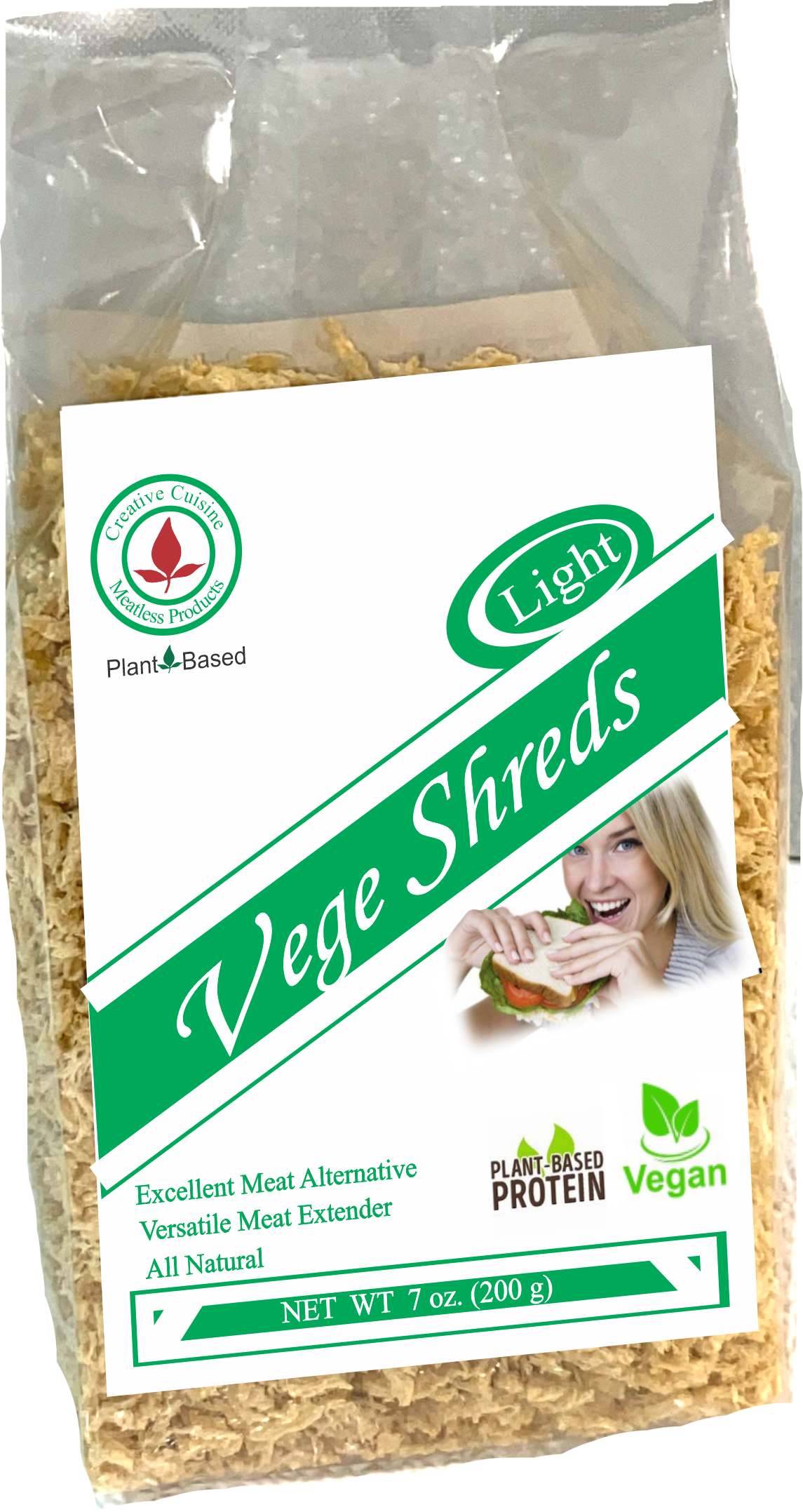 Vege Shreds LIGHT 1 - 7 ounce bag