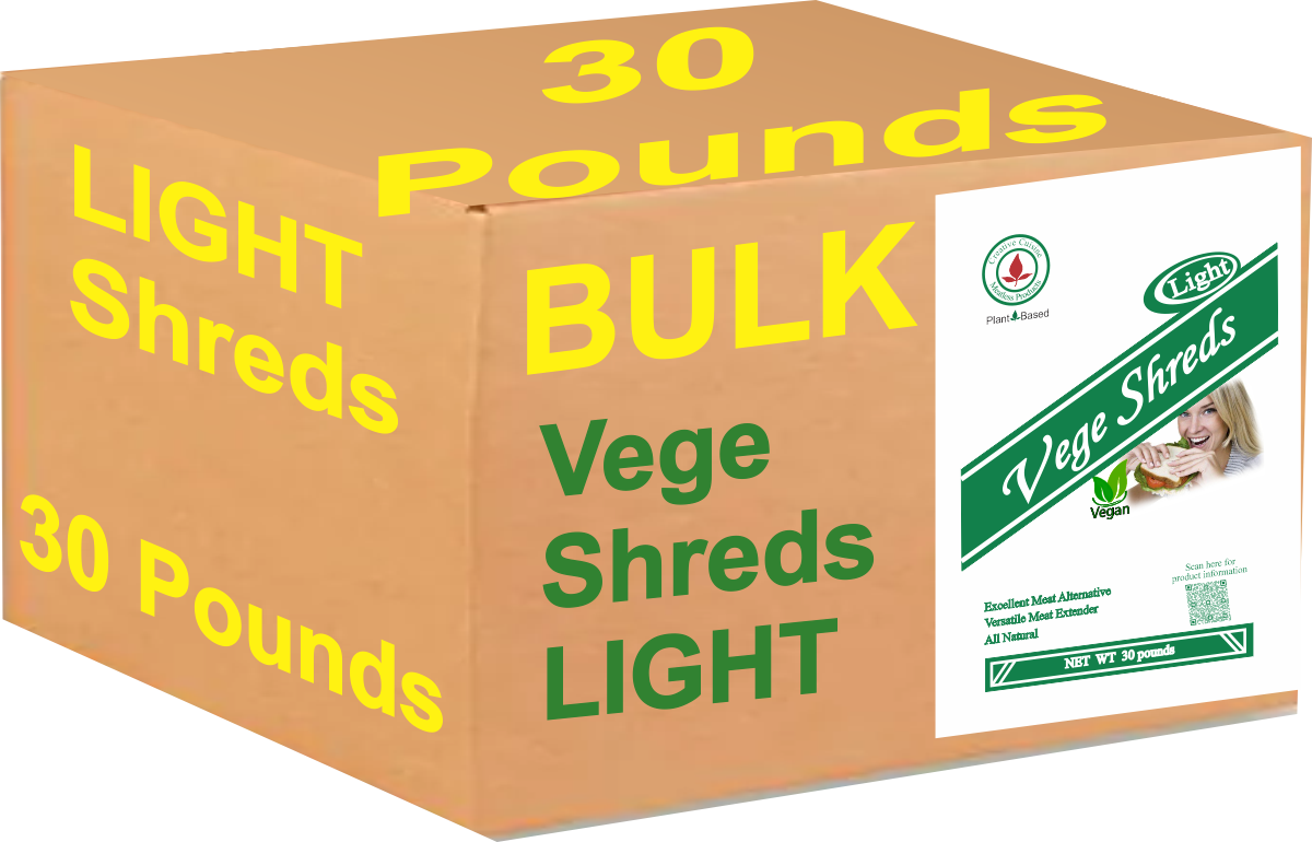 Vege Shreds LIGHT - 30 pound package